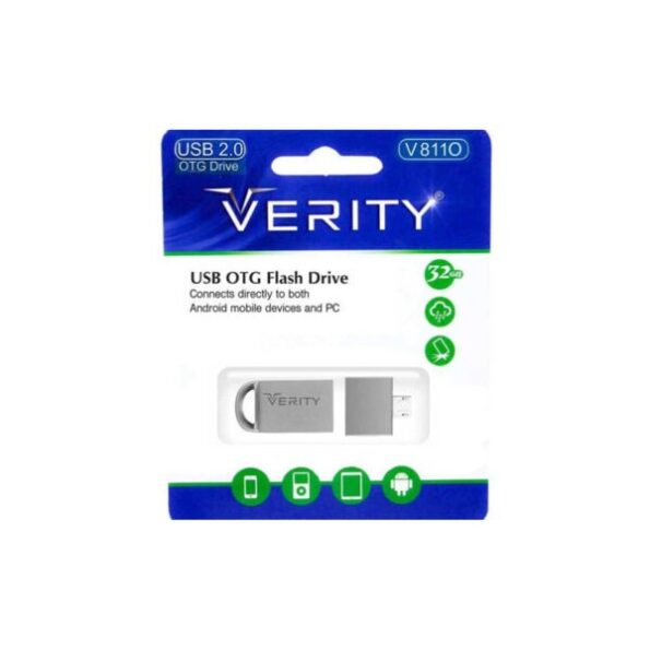 فلش ۳۲ گیگ وریتی VERITY V811O + تبدیل OTG