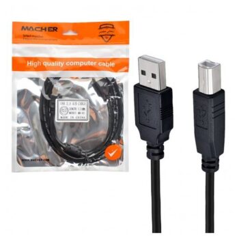 کابل پرینتر USB A/B مچر (MACHER) طول 1.5 متر مدل MR-83